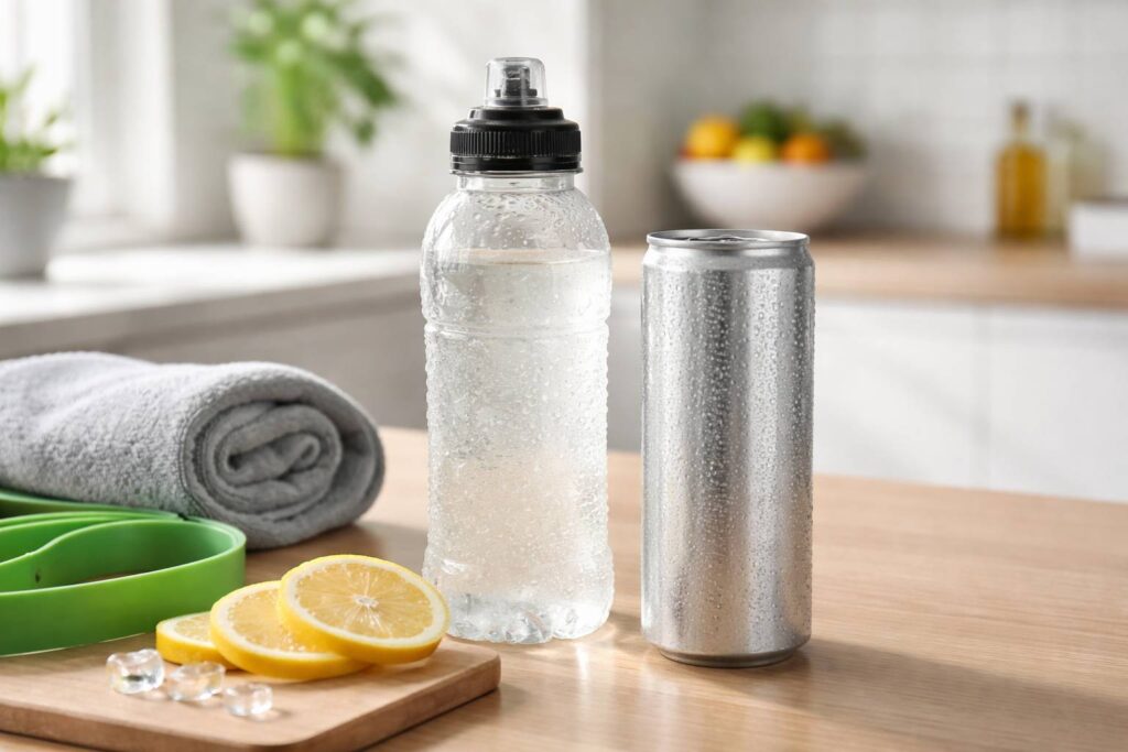 Bebidas isotónicas vs bebidas energéticas: diferencias reales, cuándo tomarlas y qué evitar