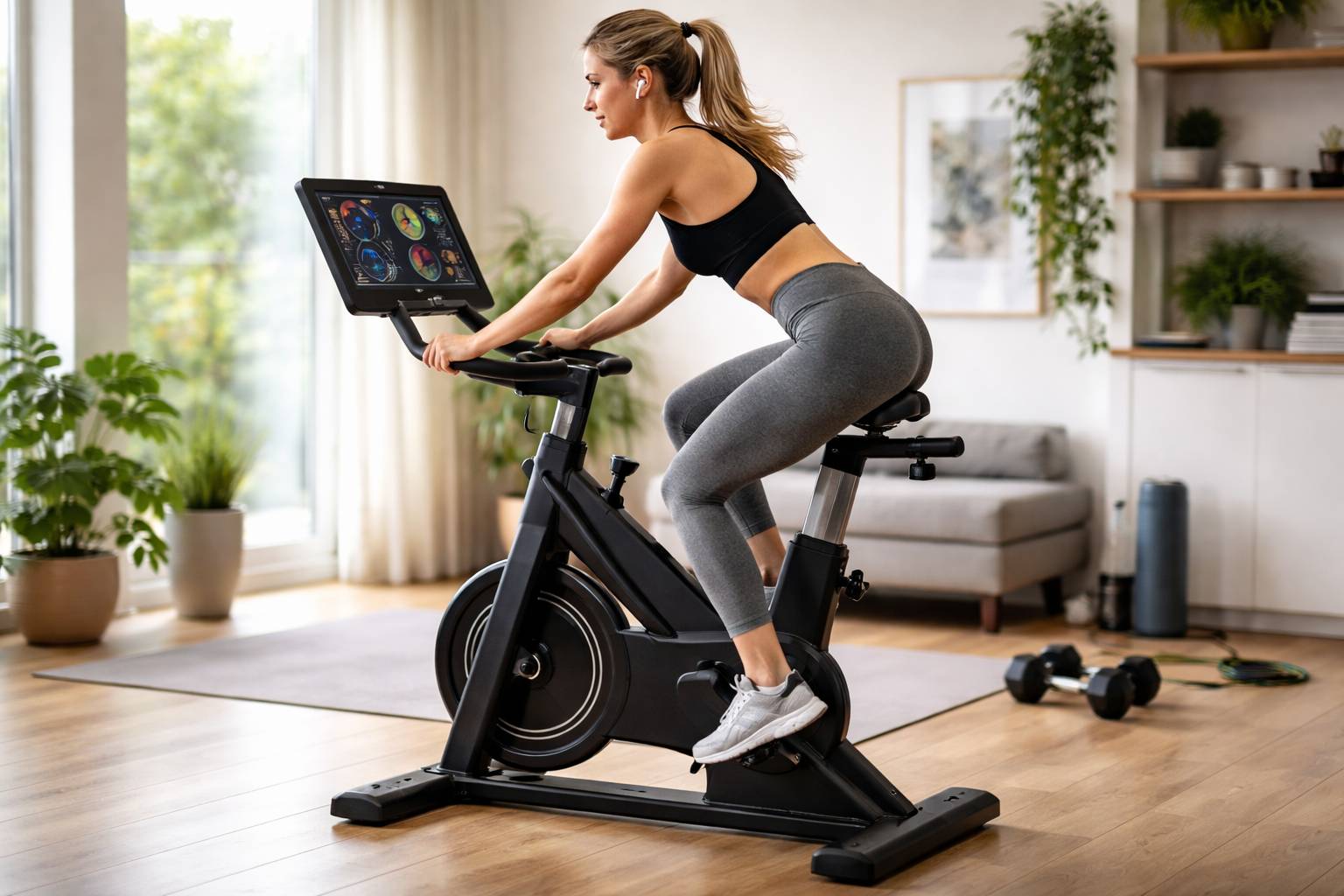 Cadencia en bici indoor: qué rpm convienen, cómo entrenarla y fallos típicos
