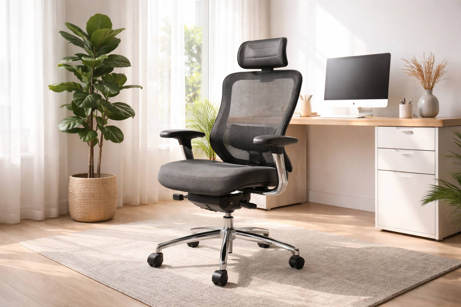 Guía para elegir una silla ergonómica para teletrabajo: ajustes, materiales y rangos de precio