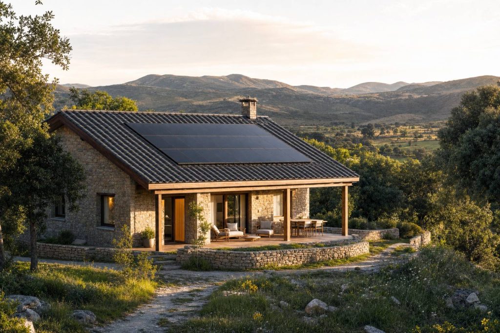 Cómo integrar las placas solares para no romper la estética del paisaje