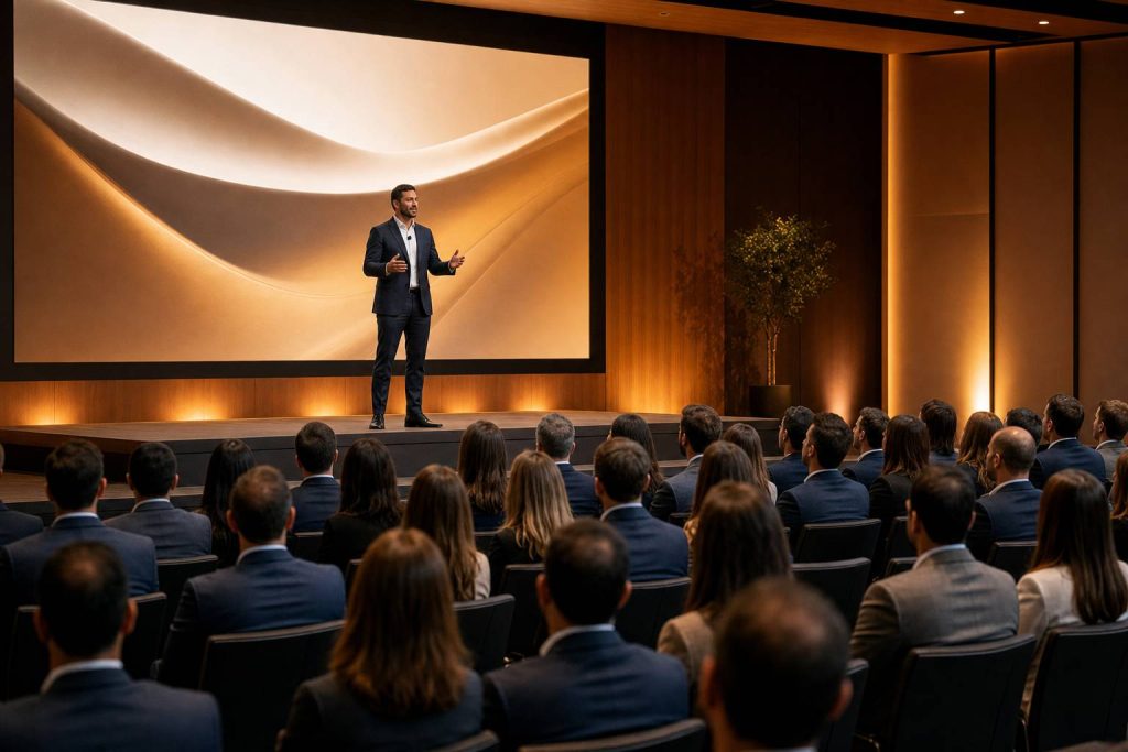 Por qué es tan importante acertar con el ponente para un evento corporativo
